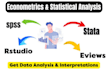 do econometrics data analysis in stata rstudio and eviews