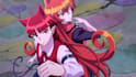 make anime fighting, anime animation, 2d anime style, 2d anime japanese style