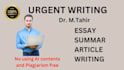 do proposal and essay writing project
