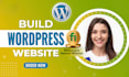 build, design, redesign, develop, update, clone, or customize wordpress website