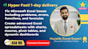 fix microsoft excel problems, errors, create advanced charts in 1 day