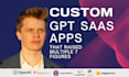 create custom gpt as saas solutions