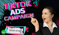 create tiktok ads campaign for high sales and leads