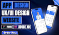 do ui ux design for saas web app dashboard, mobile app design in