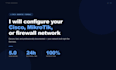 configure your cisco, mikrotik, or firewall network
