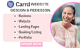 design carrd website redesign carrd website carrd landing page design carrd co