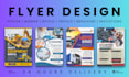 professional trifold and flyer design creative and effective