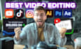do best professional youtube video editor and social media video editing