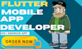 develop android and IOS app using flutterflow in flutter