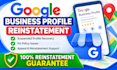 reinstate google business profile