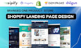 create one product shopify store ,shopify dropshipping store