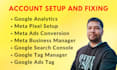 optimize setup track meta facebook pixel shopify, server side tracking, ga4, GTM
