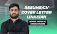 write resumes for nurses, medical, and health workers