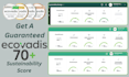 get you a guaranteed ecovadis score above 70 for esg certification