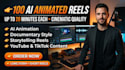 create a professional ai history documentary aniamtion videos