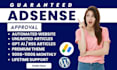 create google adsense approved websites on niches