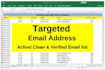 provide a list of targeted emails for your business
