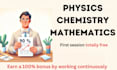 make physics mathematics and chemistry answer for urgent