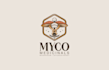 medicinal mushroom logo infused honey magic