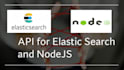 create nodejs API to query from elastic search database