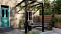 design  landscape, backyard, frontyard, garden, patio, and 3d rendering