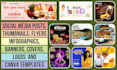do premium canva designs, templates, and ad creatives