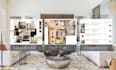 do interior moodboard and decor guide and shopping list and floor plans
