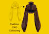 colour and texture technical garment fashion cads
