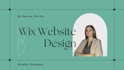 design or redesign wix website