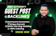 creat premium dofollow guest post service to boost your rank