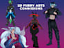 provide furry 2d avatar creation