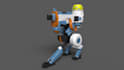 create a high quality 3d model and pbr texture