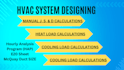 do hvac cooling and heating load j s and d calculations