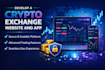 develop crypto exchange website and mobile apps