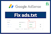 fix ads txt for adsense within 24 hours