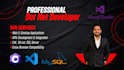 develop an asp dot net web app with c sharp and sql database