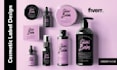 create a cosmetic label design and premium packaging design