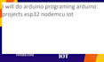 do arduino programming projects arduino codes and assignment