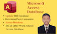 do all your ms access database task and projects