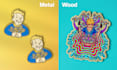 create a mockup of your pin or medal