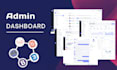 build laravel web admin panel, dashboard, or portal