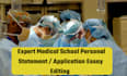 proofread and edit your medical school personal statement