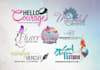 create a signature logo design that is handwritten or text