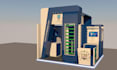 create exhibition stalls, trade show booth, stand design