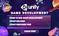 do unity 2d, 3d game development assignments for you