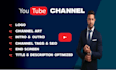create and optimize youtube channel