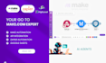 do make com zapier latenode automation integromat made ai chatbot vapi gpt agent
