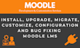 install, upgrade, migrate and customize moodle lms