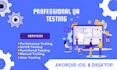 do QA testing, reviews and software testing of your app or game