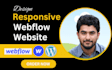 design , redesign webflow website